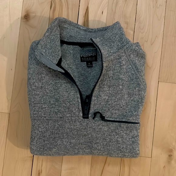 Men’s J. Crew Quarter Zip Sweater - Picture 1 of 3